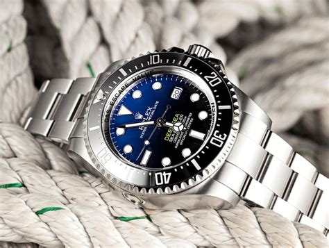 rolex deep sea dial blu|rolex deepest dive watch.